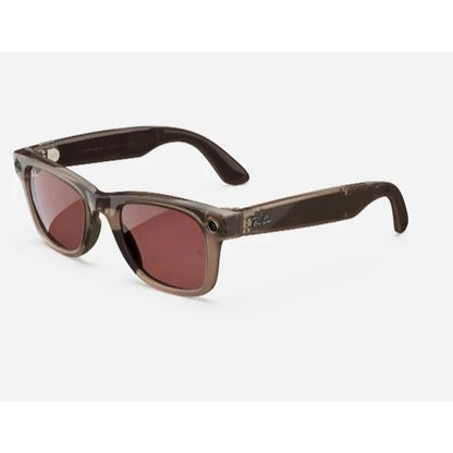 Rayban Meta Wayfarer smartglasses warmstone red
